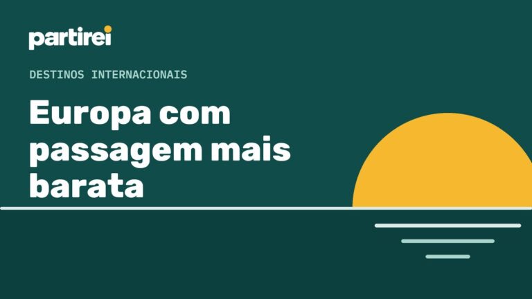Europa com passagem mais barata